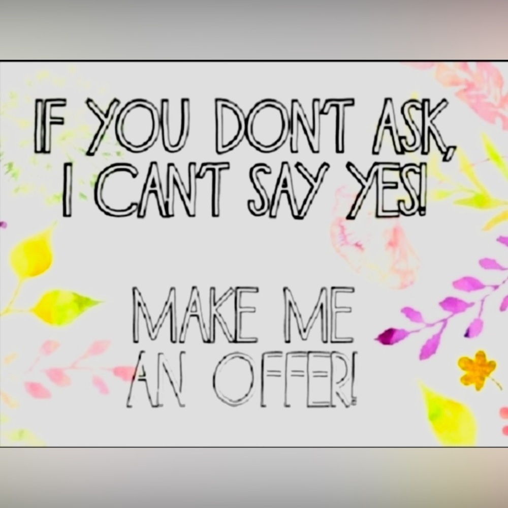 💥 Make an offer on anything you like. 💝